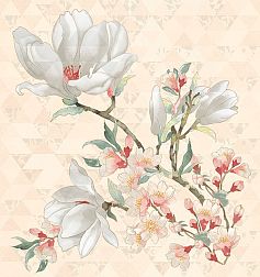 Kerlife Primavera Crema Magnolia Панно 70,9х75,3 см