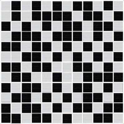Novogres Gerbera Energy Mosaico Black-Blanco Мозаика 30x30
