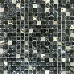 Muare Мозаика камень+стекло QG-010-15-8 1,5х1,5 30х30 см