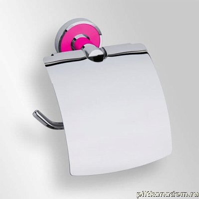 Bemeta Trend-i 104112018f Запасной держатель бумаги с крышкой, розовая основа
