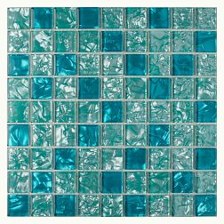 Orro Mosaic Orro Glass Lazurit Голубая Глянцевая Мозаика 29х29 см