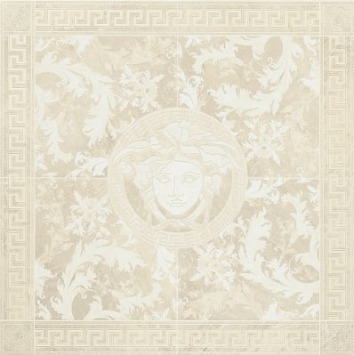 Versace Marble 240421 Rosone Levigato Bianco Панно 117,2х117,2 см