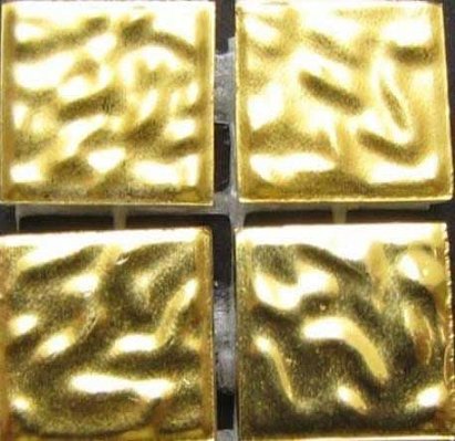 Irida Gold FOGS Гофрированная Мозаика формованная 1х1 см