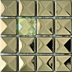 Architeza Illusion AK12 Стеклянная мозаика 30,5х30,5 (кубик 2х2) см