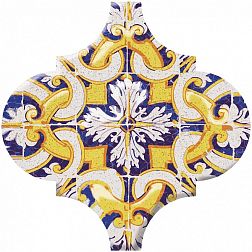 Kerama Marazzi Арабески Майолика OP-A159-65000 Декор Орнамент 6,5х6,5 см