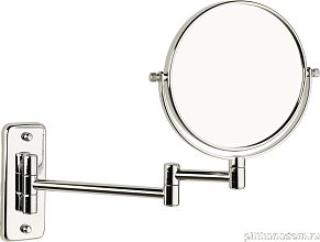 Sanibano, настенное круглое косметическое зеркало (3x), хром, HE1306/CR