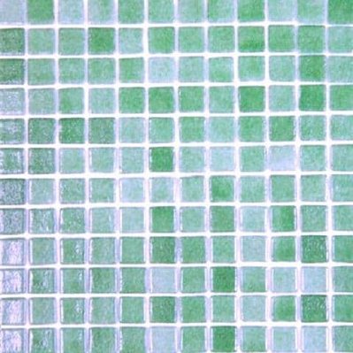 Alttoglass Nieblas Verde turquesa Antideslizante 2,5х2,5 Мозаика Стеклянная 33,3х33,3