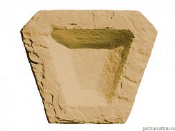 UniStone 7 Бежевый Замковый камень 25,7x25,7x8,5 см
