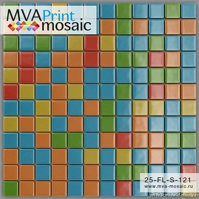 MVA-Mosaic 25FL-S-121 Стеклянная мозаика 31,7x31,7 (2,5х2,5)