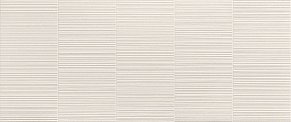 Atlas Concorde 3D Wall Plaster Barcode White Белая Матовая Настенная плитка 50x120 см