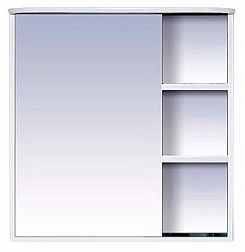 Зеркальный шкаф Misty Венера  - 80 Зеркало-шкаф лев. со светом белое П-Внр04080-01СвЛ