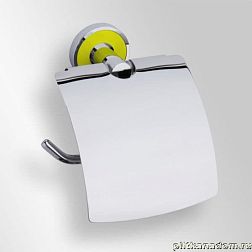 Bemeta Trend-i 104112018h Запасной держатель бумаги с крышкой, жёлтая основа