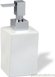 Stil Haus Prisma, настольный керамический дозатор, хром - белая керамика, 795(08-BI)