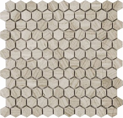Muare Каменная мозаика QS-Hex011-25H-10 Мозаика 30,5х30,5 см