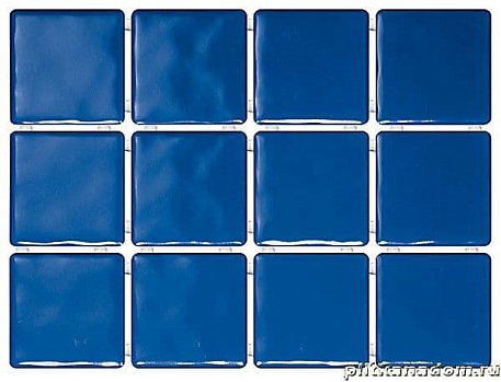Керама Марацци Девоншир 1243T Бриз синяя Настенная плитка 30х40 (12 шт. 9,9х9,9)
