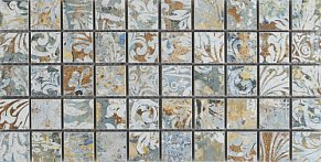 Aparici Carpet Vestige Nat Mosaico Серая Матовая Мозаика 15х30 (3х3) см