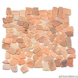 Sekitei Каменная мозаика MS7015S Мрамор розовый квадратный 32х32 см