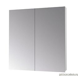 Dreja Premium 49204 Зеркальный шкаф 75 без освещения, с розеткой, 2Д, белый