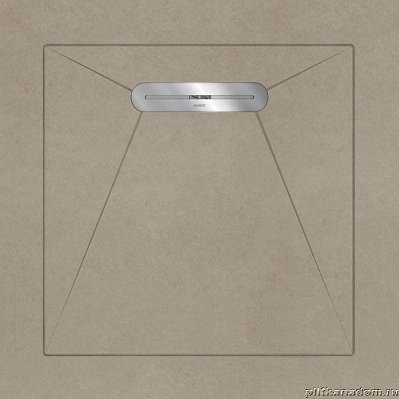 Aquanit Envelope Душевой поддон из керамогранита, цвет Arc Vizon, 90х90