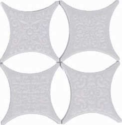 Hispania Ceramica Estrella Set Core Blanco (4pzs) Вставка 6,7х6,7 см