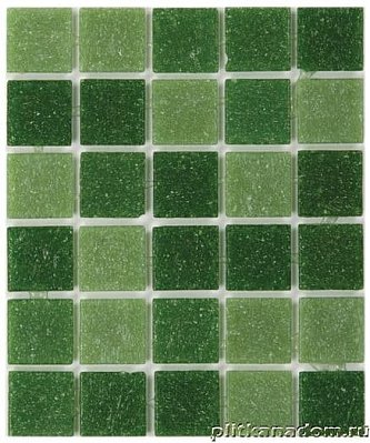 Альзаре Смеси Dark Green А26(2+)+А25(2)+А22(2)Мозаика 32,7х32,7 (2х2)