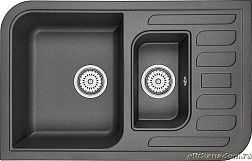 Granula GR-7803 Кухонная мойка, чёрный 78х50