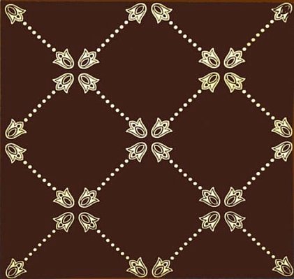 Fabresa Paisley Net Dеcor Chocolate Декор 20x20