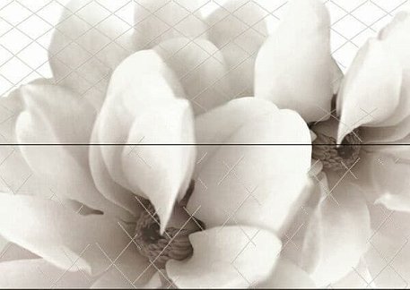 Halcon Ceramicas Aquarela Viola Decor Taupe Декор 24,2x68,5 (2 шт.)
