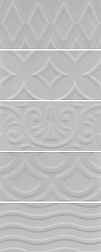 Керама Марацци Авеллино 16018 Mix Настенная плитка серый структура 7,4х15 см