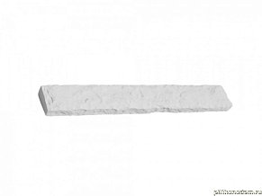 UniStone Декоративные элементы Белый Цокольный отлив 60x4x8,6 см
