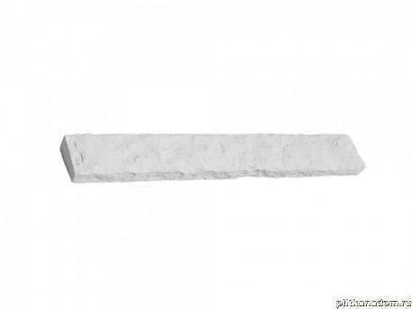 UniStone Декоративные элементы Белый Цокольный отлив 60x4x8,6 см