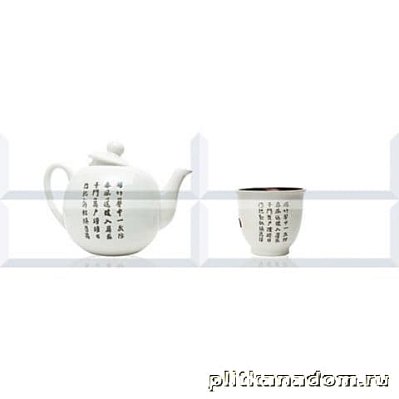Absolut Keramika Japan Tea AK0589 03 Панно 20x60 (из 4-х штук) см