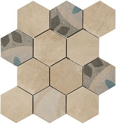 Pastorelli Shade Carpet esagona Sabbia Мозаика 30х30