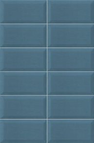 Mainzu Plus Bissel Blu-Grey Синяя Глянцевая Настенная плитка 10х20 см
