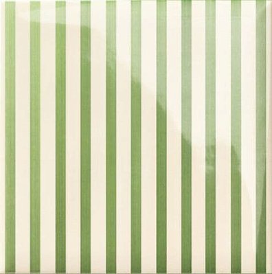 Mainzu Lucciola Stripe Green Декор (миксованная - в коробке 25 шт) 20х20