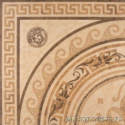 Gardenia Versace Palace Pav.14709 Nero Rosoni Декор 41х41 (4 плитки)