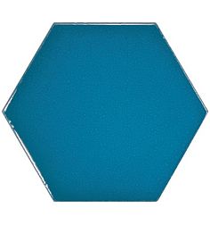 Equipe Scale 23836 Hexagon Electric Blue Настенная плитка 12,4x10,7 см