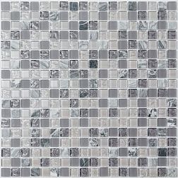 NS-mosaic Exclusive series S-858 Микс Стекло, камень Мозаика 30,5х30,5 (1,5х1,5) см