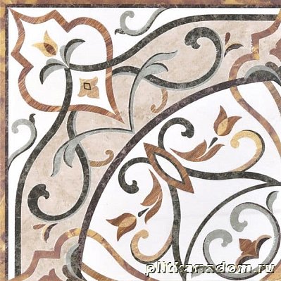 Azteca Ceramica Montebello Roseton Maggiore 43 Trigo Керамогранит Декор 43x43