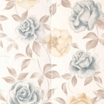 Love Ceramic Secrets Rosery Grey Декор 45x45 (комплект из 2-х штук)