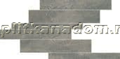Rex Ceramiche Ardoise Gris Mod. List. Sfalsato Керамогранит 21х40 см