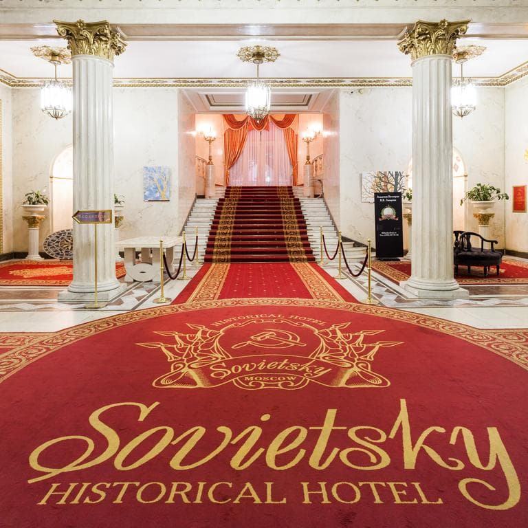 Поставки плитки для исторический отель «Советский»
