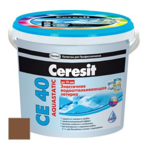 Ceresit CE 40 Затирка Темно-коричневый 2 кг