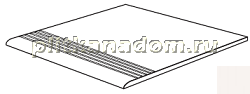 Casalgrande Padana Unicolore Bianco Assoluto Gradino Naturale Ступень 30х60 см