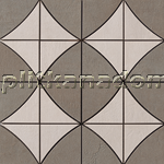 Casalgrande Padana Beton D2 (Mud + Ivory) Inserto Декор 37,5x37,5 см