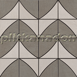 Casalgrande Padana Beton B2 (Mud + Ivory) Inserto Декор 37,5x37,5 см