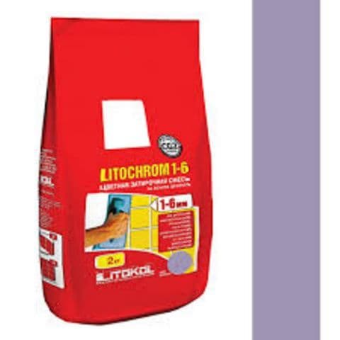 Litokol Затирочная смесь Litochrom 1-6 C.650 аметист алюм.мешок 2 кг