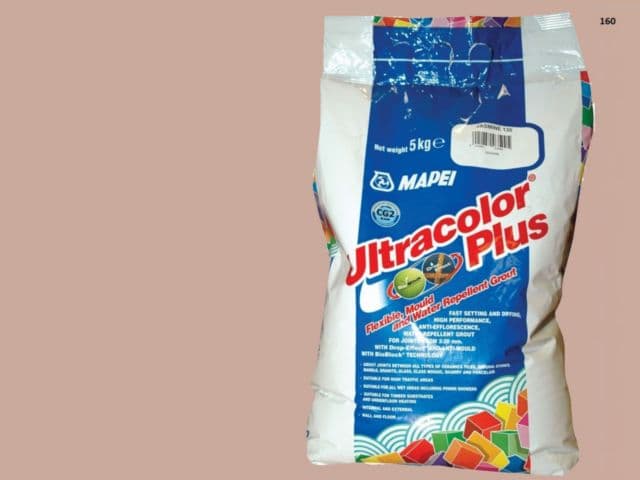 Mapei Ultracolor Plus №  160 затирочная смесь (Магнолия) 5 кг