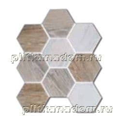 Bonaparte Керамическая мозаика Wood Сomb 25,6х29,5 (9,5х11)