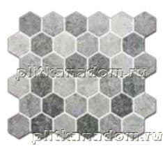 Bonaparte Керамическая мозаика Olmeto Grey 27,1х28,2 (5,1х5,9)